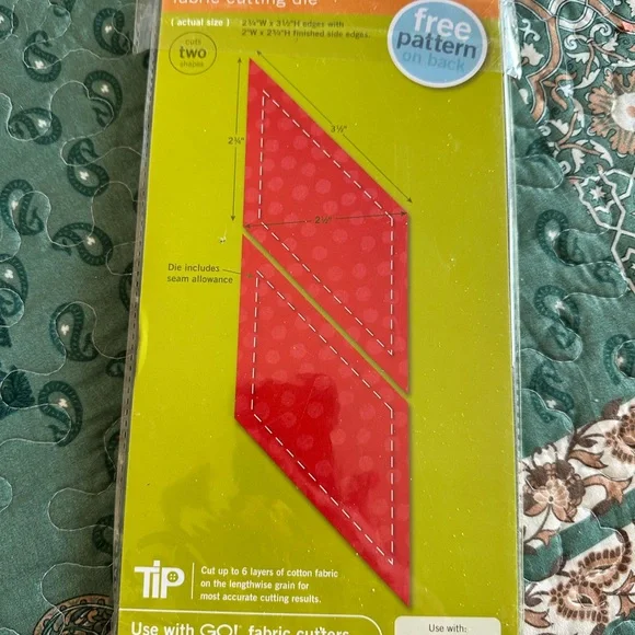 Acquilt go ! Geometric Fabric Cutting Die - Picture 1 of 1